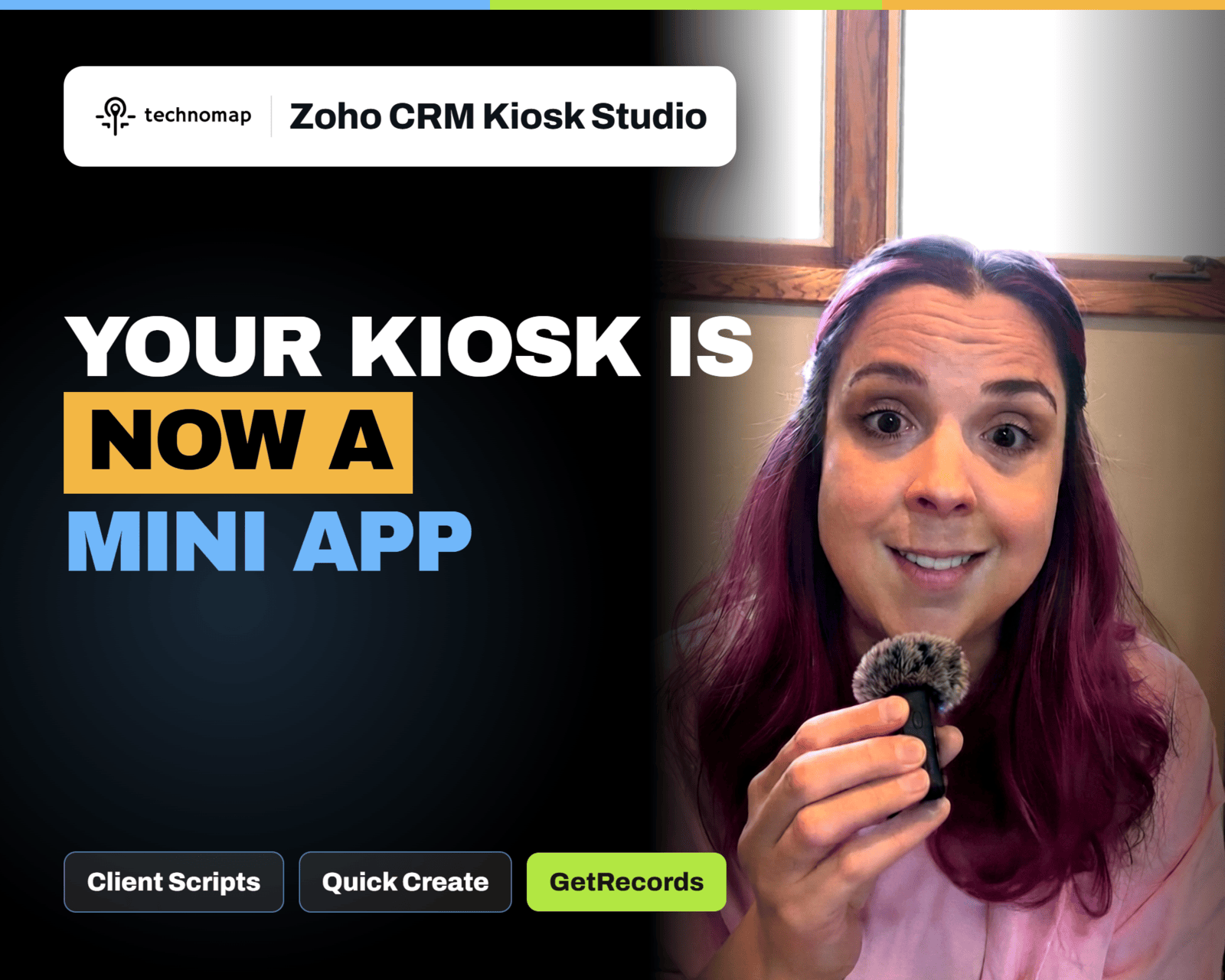 Zoho CRM Kiosk Studio Updates: Client Scripts, Real Time Create, GetRecords